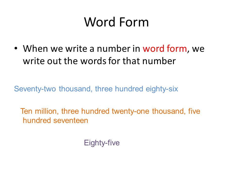How To Write Thirty Thousand Dollars In Number Form?